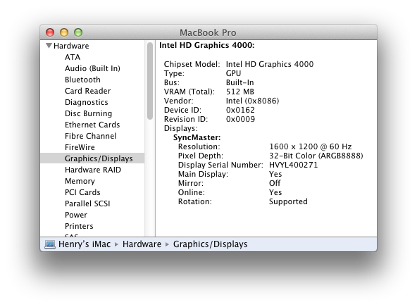 latest intel 4000 driver for mac